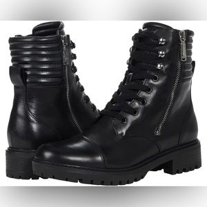 Blondo Mady Waterproof Leather Combat Lug Boots